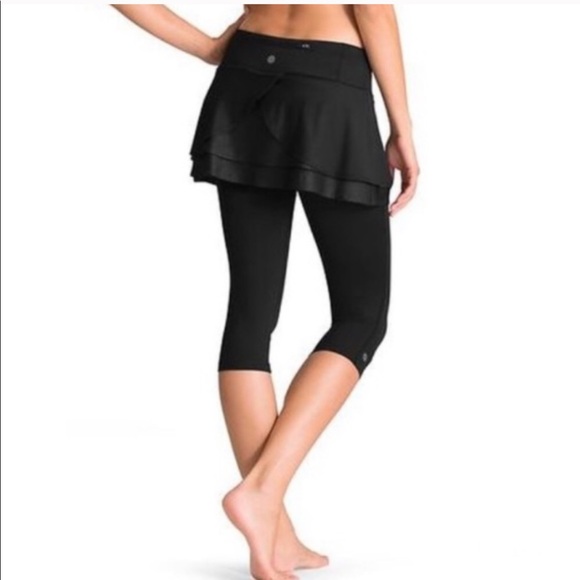 Athleta 2 in 1 Split Time Leggings + Skirt
